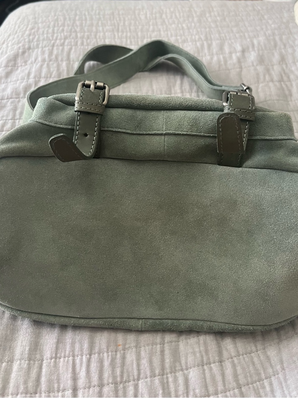 Free People Palermo Green Suede Hobo Bag - Picture 6 of 6